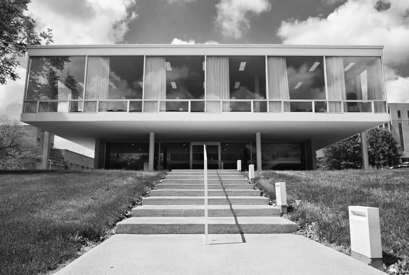 Mies van der Rohe Building, Indiana University - Image 1