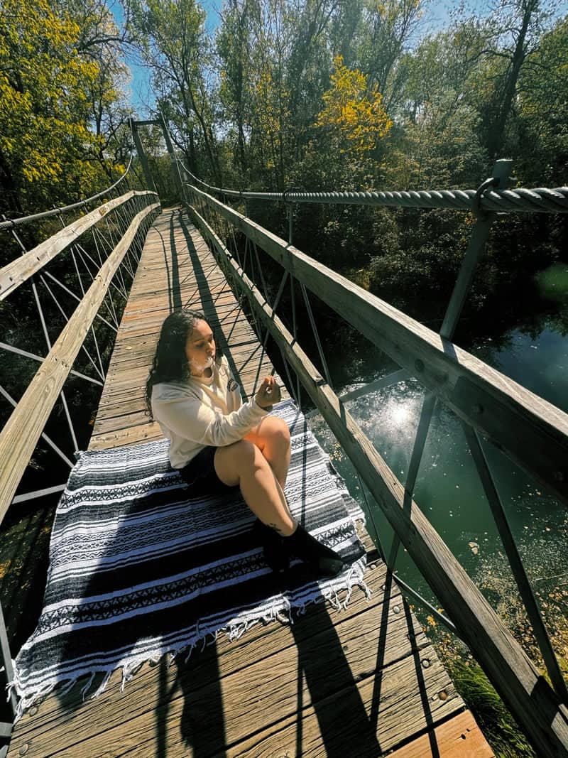Pioneers Park Nature Center Suspension Bridge - Image 1