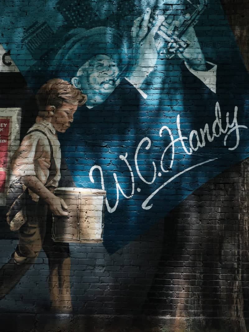 W.C. Handy Mural at Pocket Park - Image 1