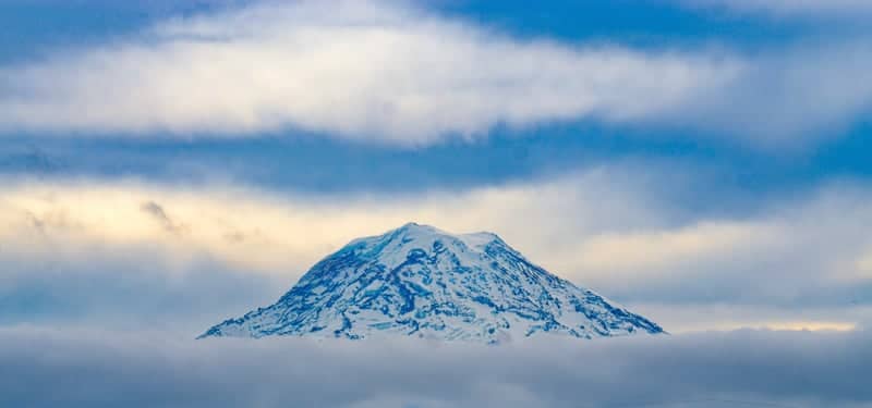 Mount Rainier View from Downtown Puyallup - Image 1