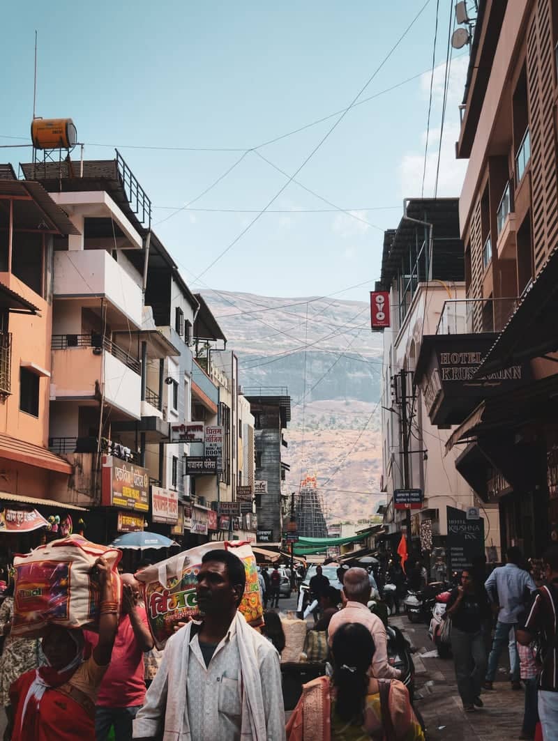 Trimbakeshwar Temple Street - Image 1