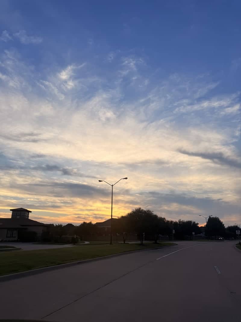 Grand Prairie Suburban Sunset - Image 1