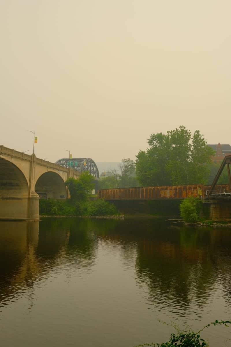 Hill to Hill Bridge and Lehigh River - Image 1