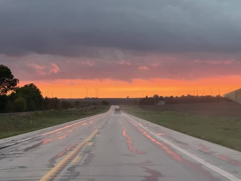 Iowa Highway 7 Rural Vista - Image 1