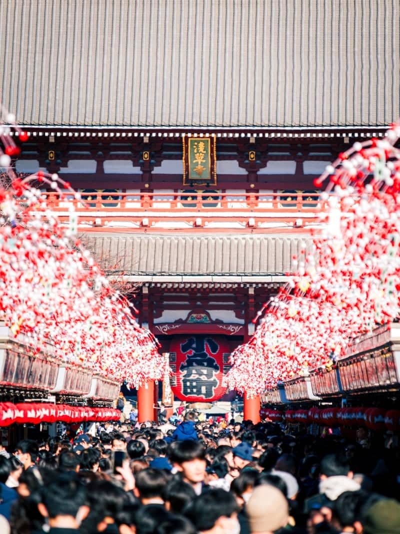 Senso-ji Temple Hozomon Gate - Image 1