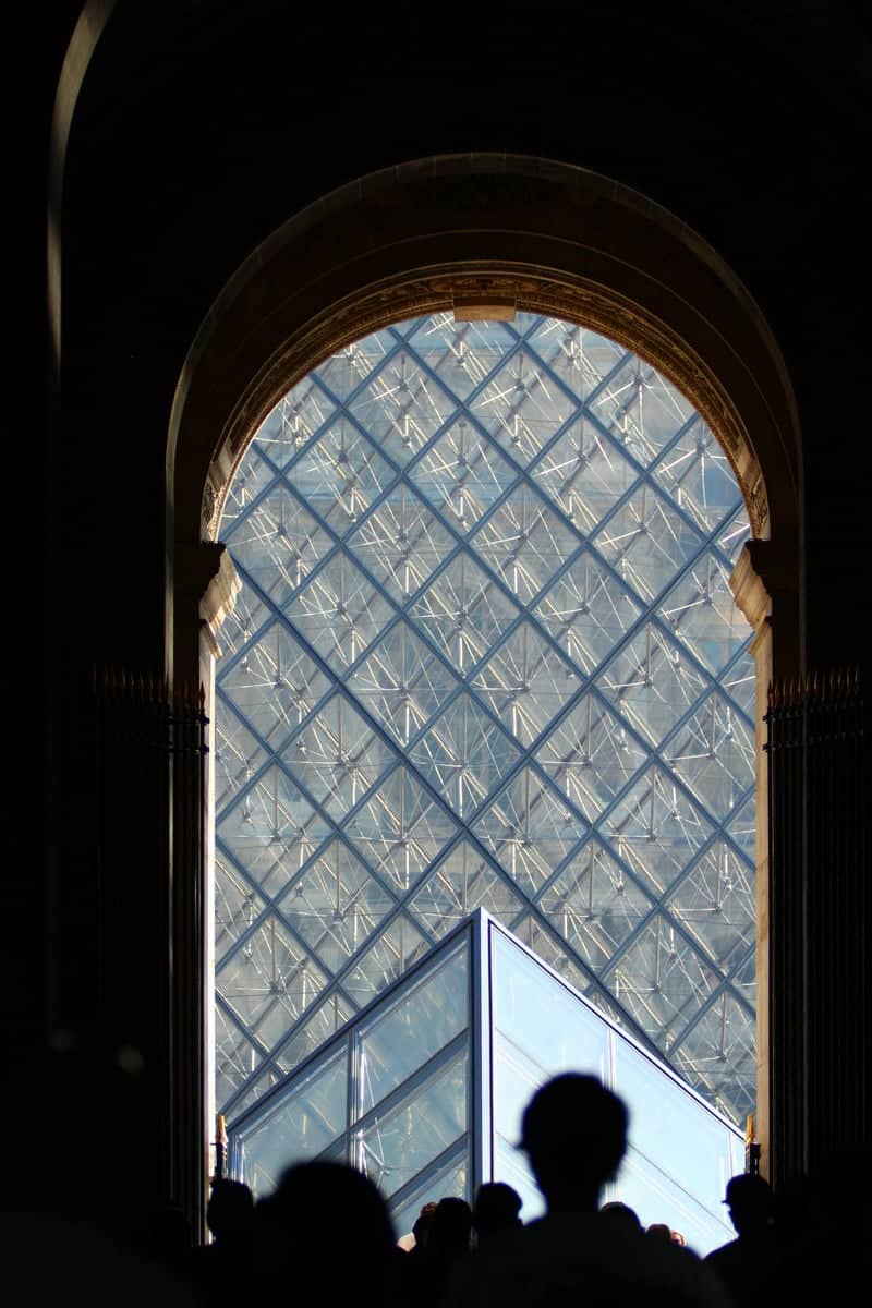 Louvre Pyramid Archway - Image 1