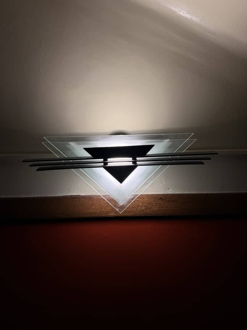 Geometric Wall Sconce Detail - Image 1