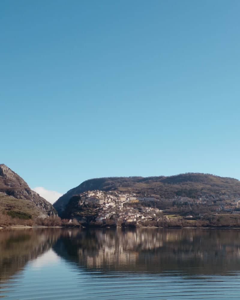 Barrea Overlooking Lake Barrea - Image 1