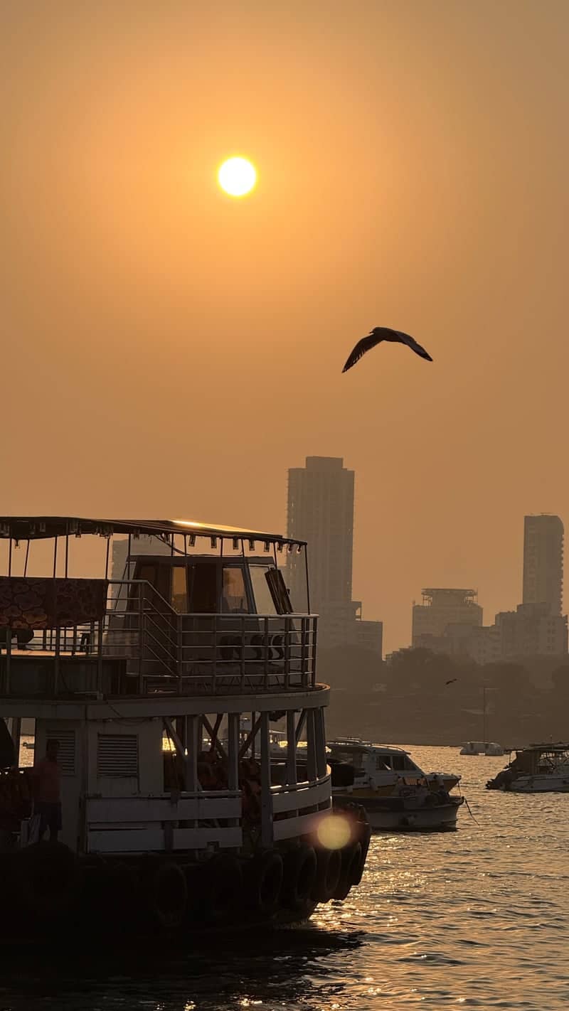 Mumbai Harbor Sunset - Image 1