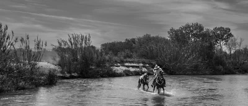 Santa Ana River Horse Crossing - Image 1