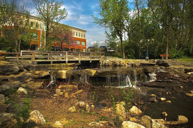 Creekside Park Waterfall - Image 1