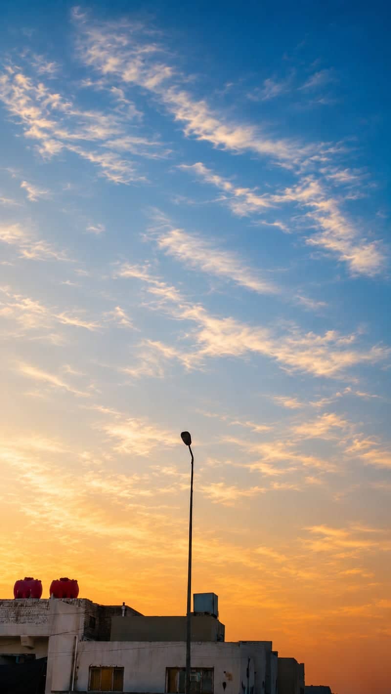 Baghdad Rooftop Sunset - Image 1
