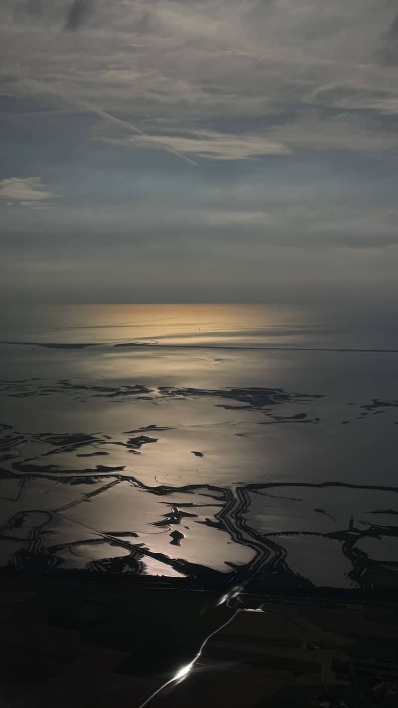 Venetian Lagoon Aerial View - Image 1
