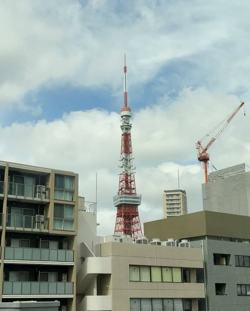 Tokyo Tower View from Tsukiji - Image 1