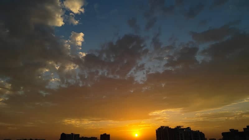 Vadodara City Sunset View - Image 1