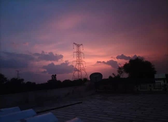 Sikar Rural Sunset Overlook - Image 1