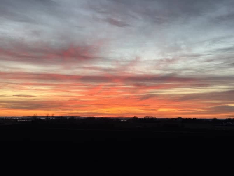 Nørre Aaby Countryside Sunset - Image 1