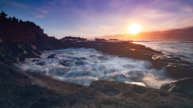 Pererenan Beach Coastal Rocks - Image 1