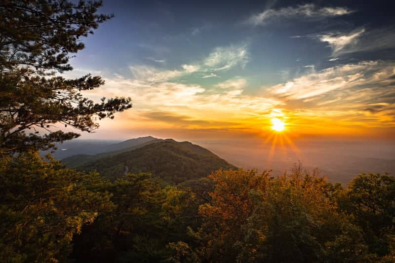 Foothills Parkway Sunset Overlook - Image 1