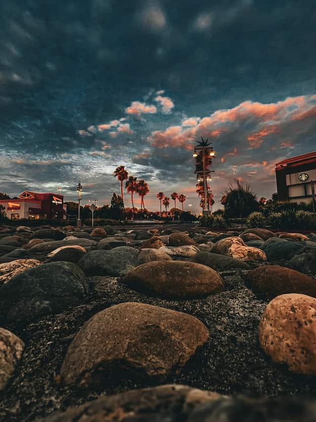 Natomas Commercial District Sunset