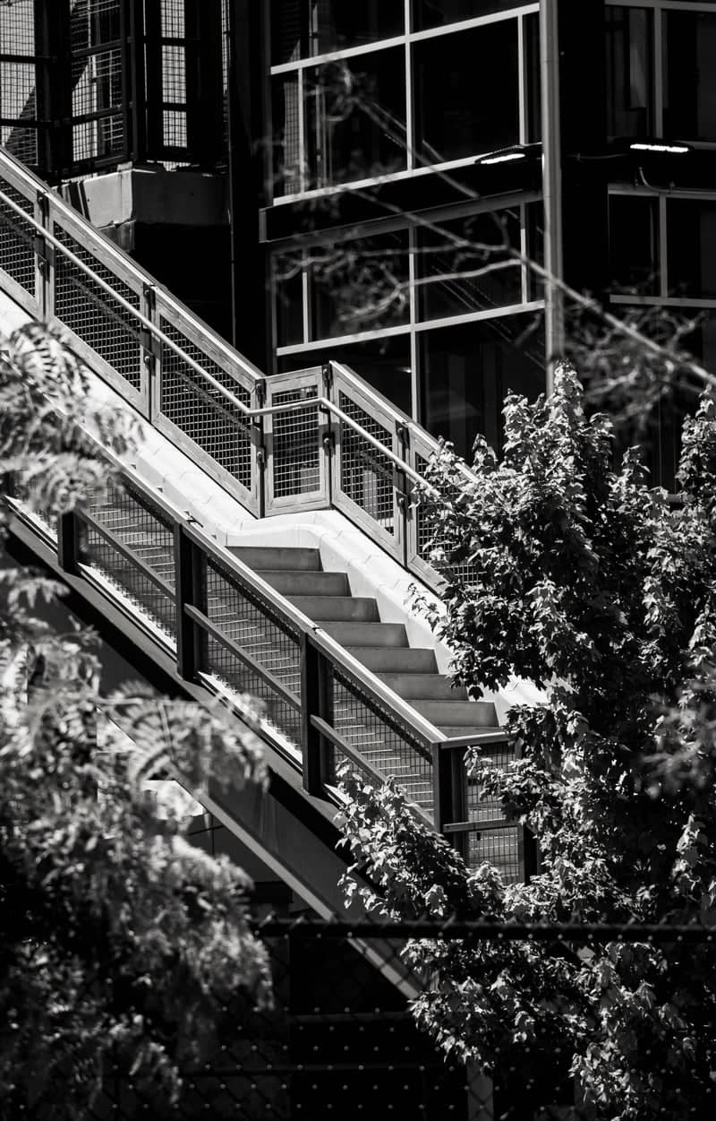 Hardware District Industrial Stairs - Image 1