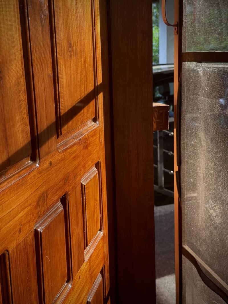 Traditional Kerala Teak Doorway - Image 1