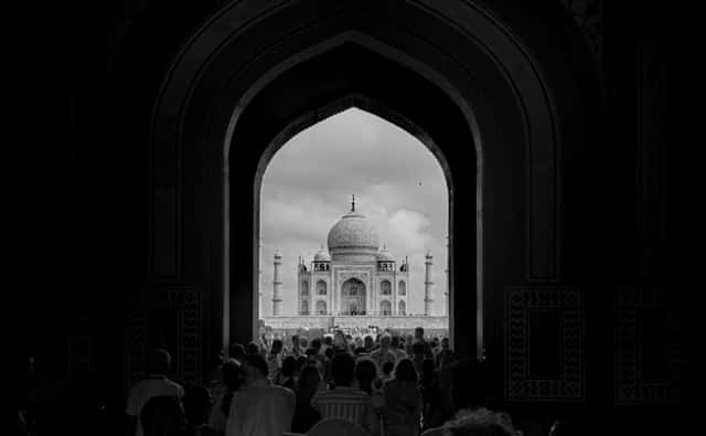 Taj Mahal Main Gateway View