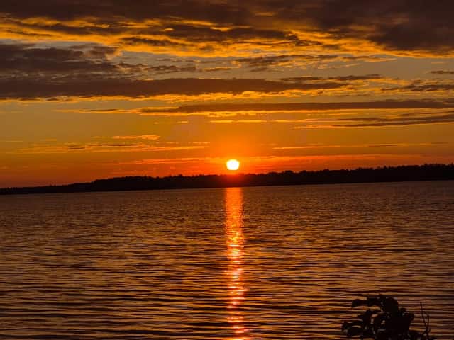 Clearwater Lake Sunset