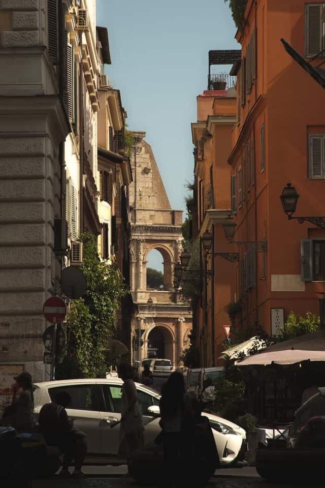 Colosseum View from Via dell'Agnello