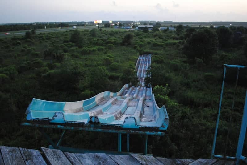 Abandoned Water World Slide - Image 1