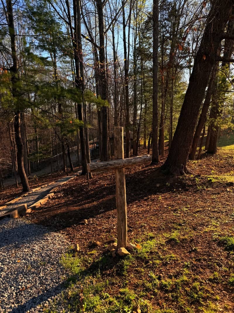 Hillmont Camp Woodland Cross - Image 1
