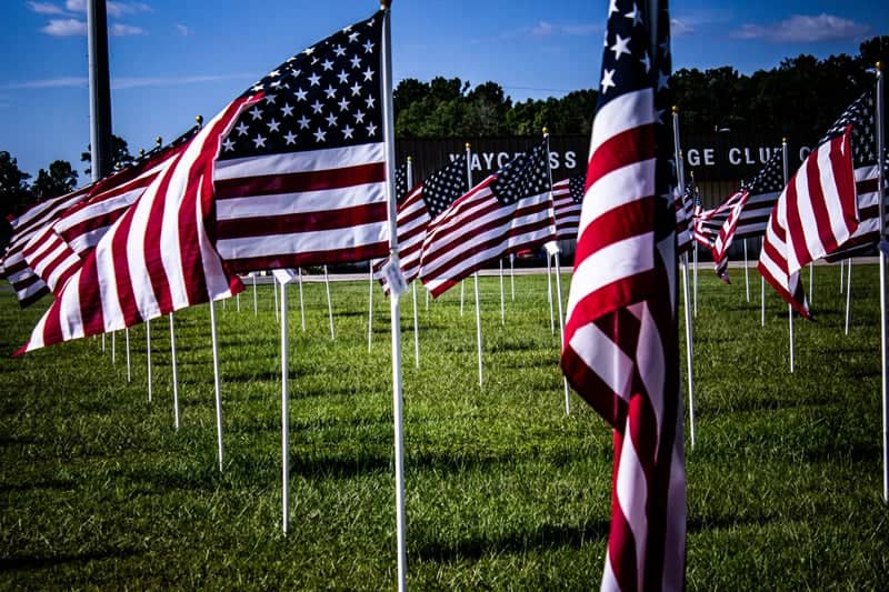 Waycross Exchange Club Field of Flags - Image 1