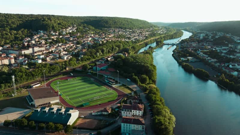 Moselle River Valley at Frouard - Image 1
