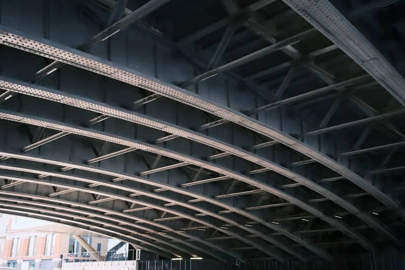 Industrial Steel Bridge Underside - Image 1