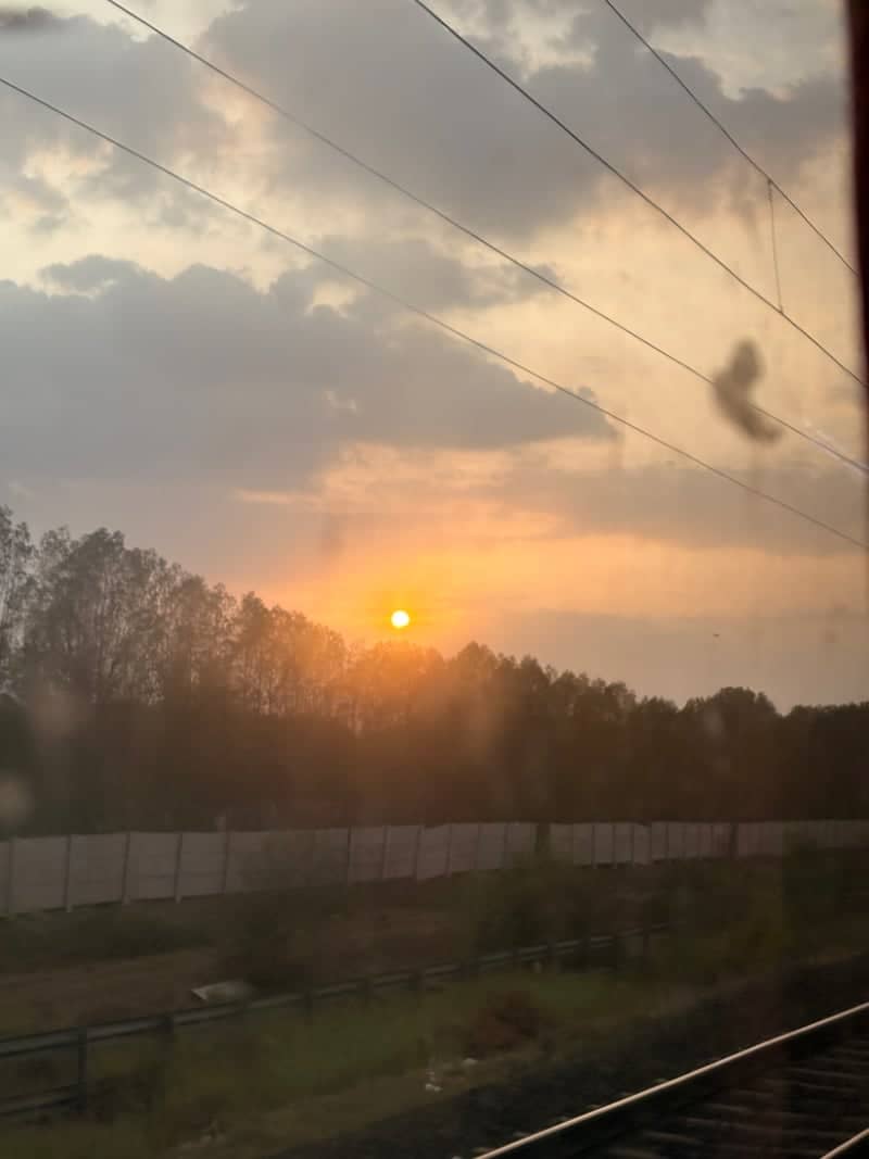 Mehmedabad Railway Sunset - Image 1