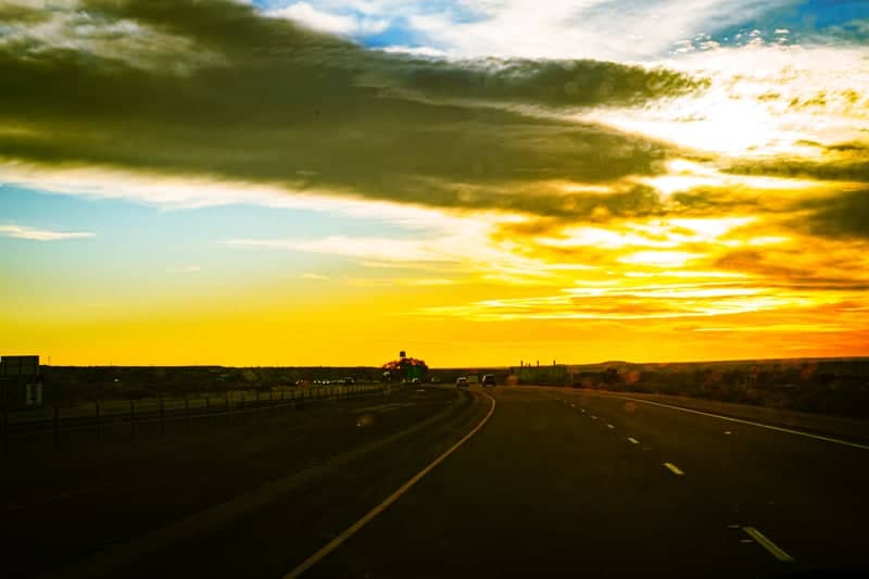 Algodones Highway Sunset - Image 1