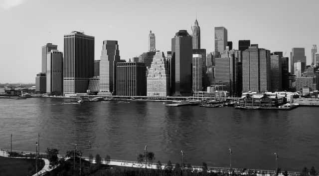 Lower Manhattan Skyline from Brooklyn Bridge Park