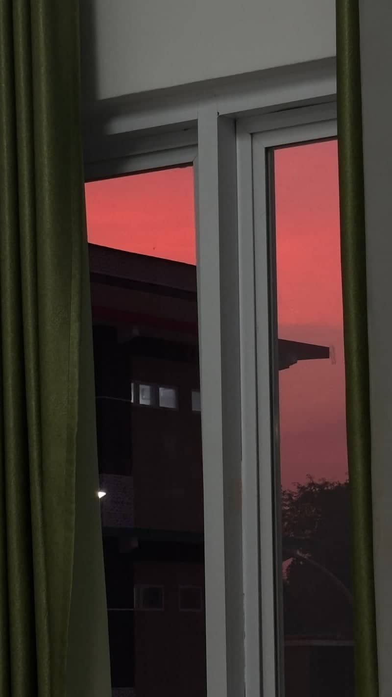 Ponorogo Sunset Window View - Image 1