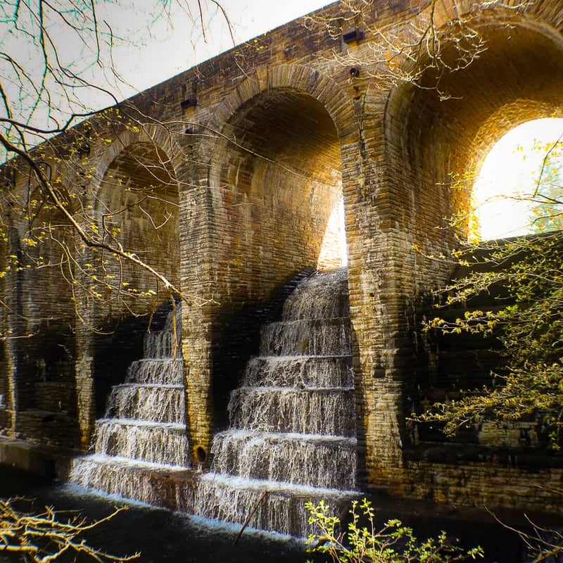 White Oak Creek Stone Bridge - Image 1