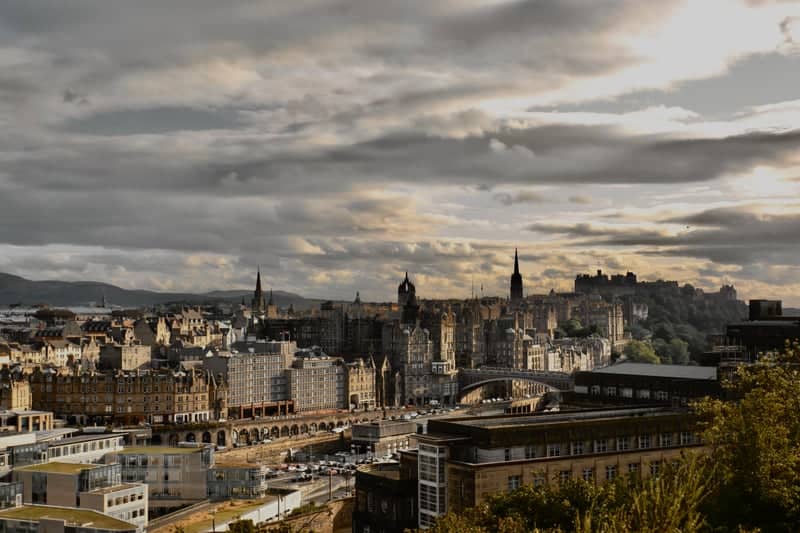 Edinburgh Old Town Skyline - Image 1