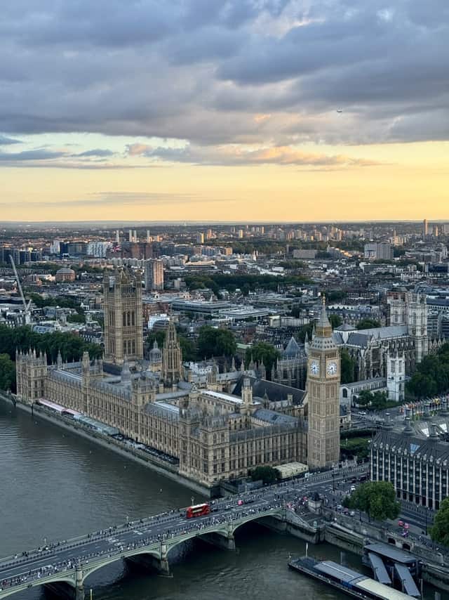 The London Eye View of Westminster