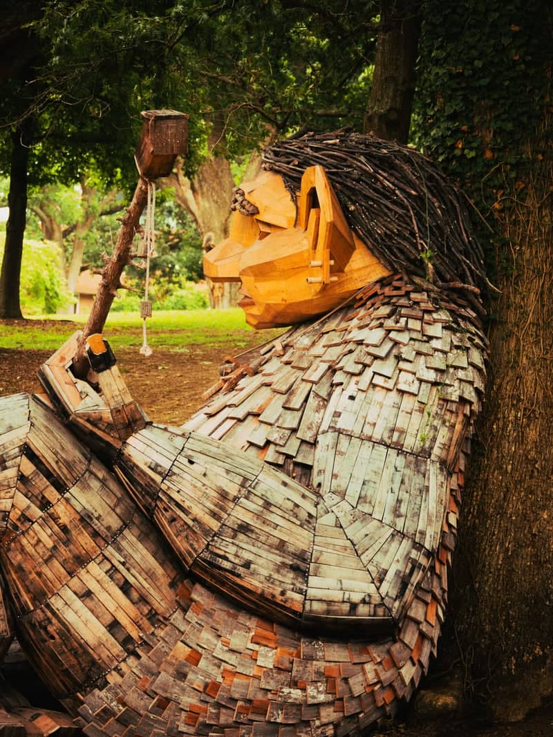 Thomas Dambo Troll at Dorothea Dix Park - Image 1
