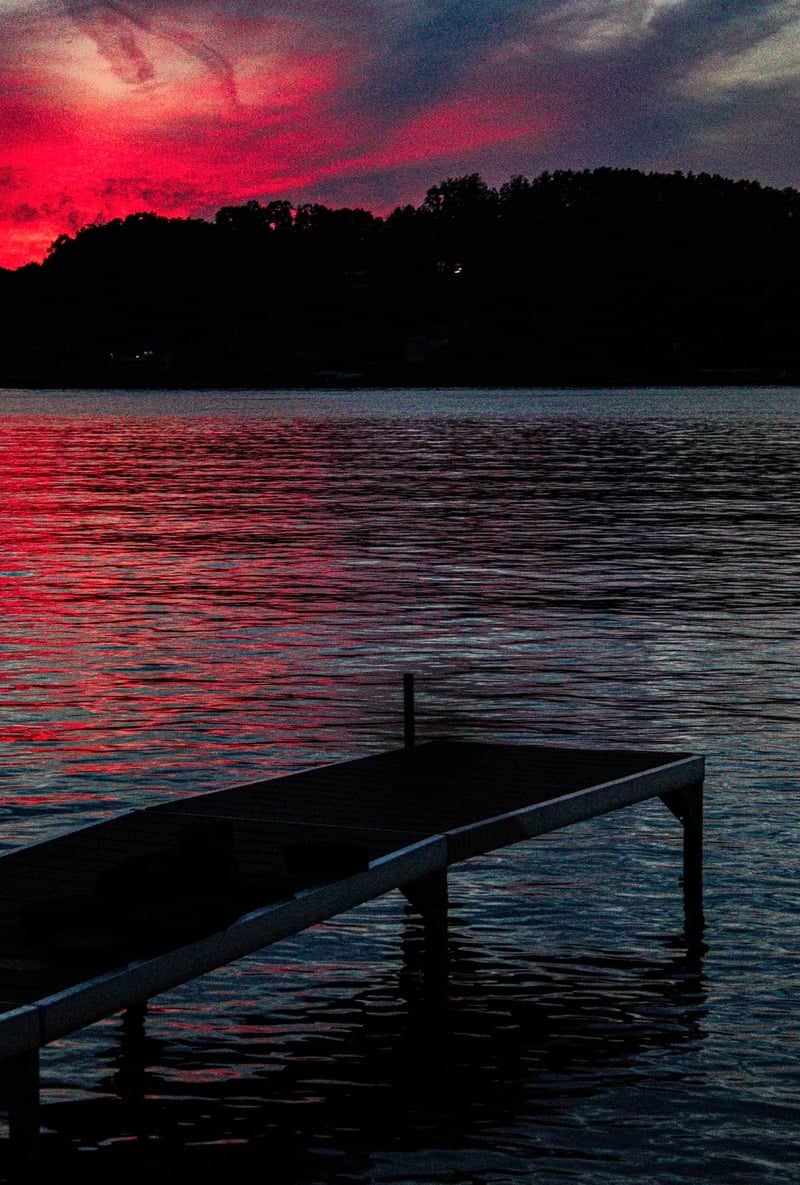 Lake Redstone Sunset Pier - Image 1