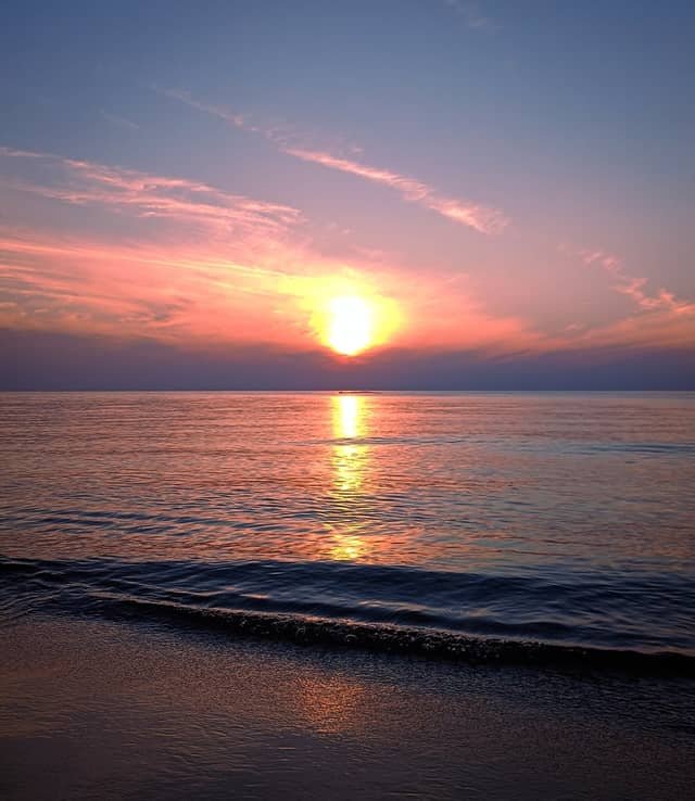 Rowy Beach Sunset - Image 1