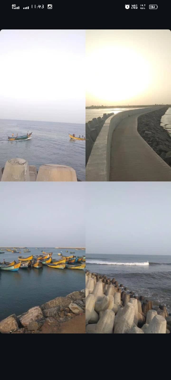Uppada Beach Breakwater - Image 1