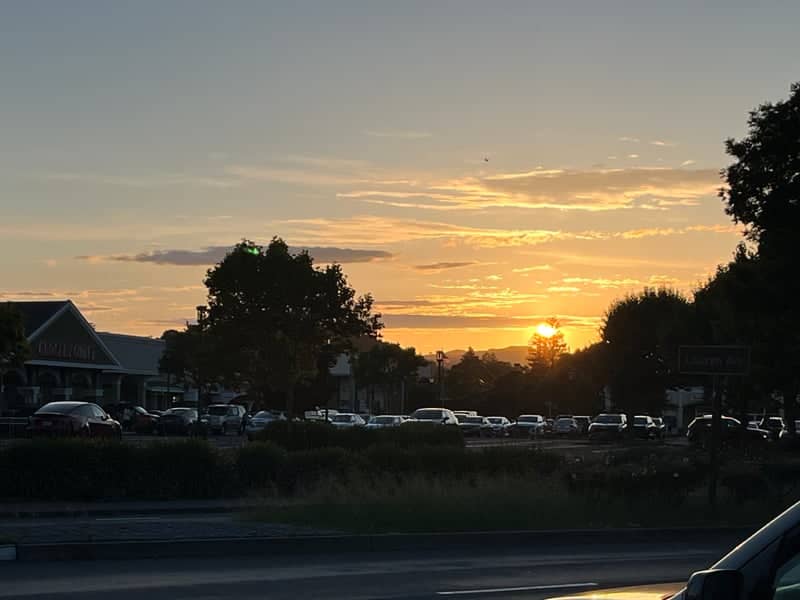 Novato Fair Shopping Center Sunset - Image 1