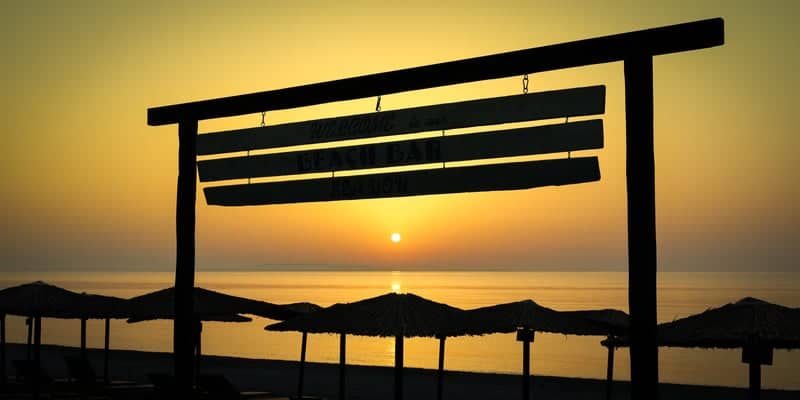 Plaka Beach Sunset - Image 1