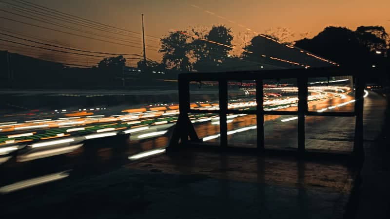 Semarang Highway Light Trails - Image 1
