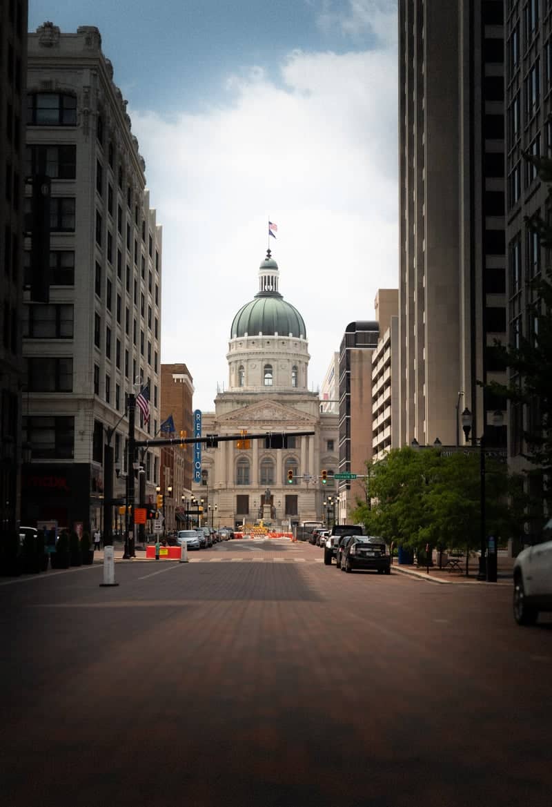Indiana State House from West Market Street - Image 1