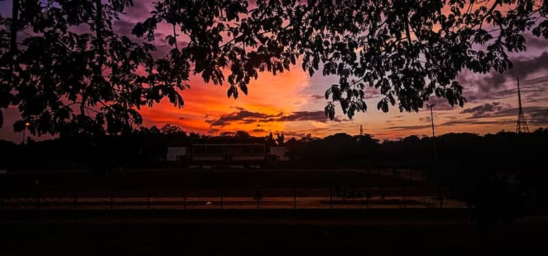 Hassan District Stadium Sunset - Image 1